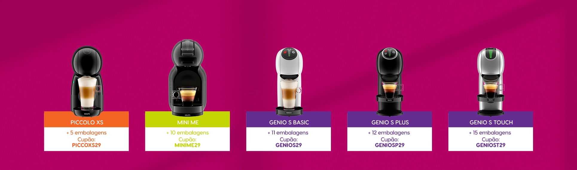 Promoção Máquinas