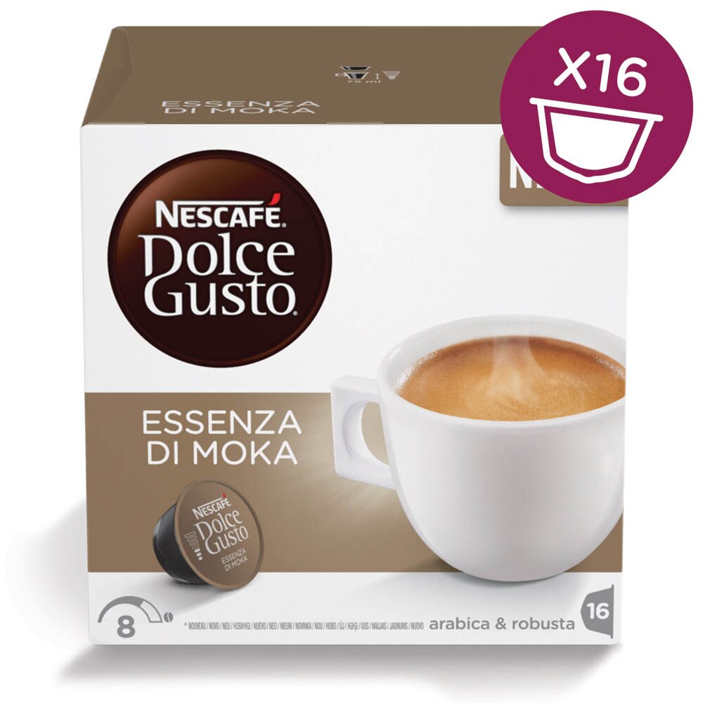 Essenza di Moka 16 Capsulas NESCAFÉ® Dolce Gusto® - Formato de venda