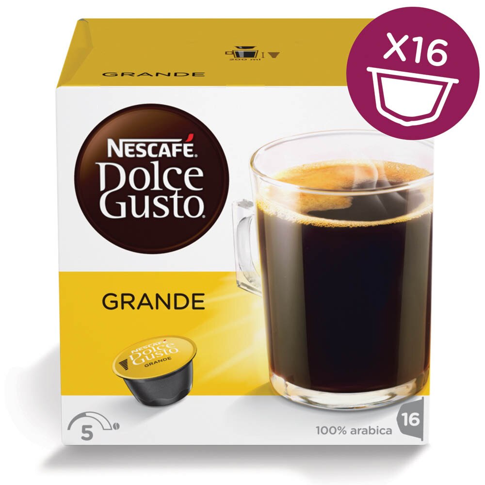 Grande 16 Capsulas NESCAF&Eacute;&reg; Dolce Gusto&reg; - Formato de venda