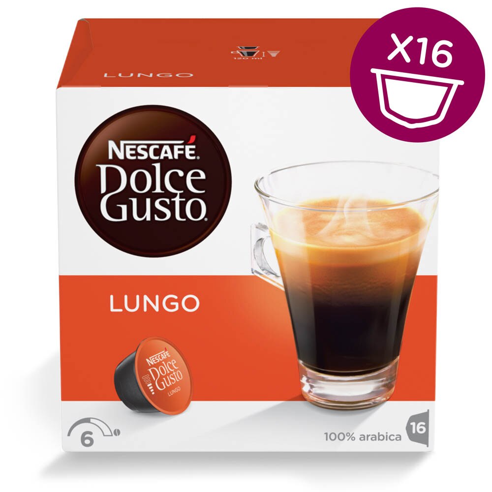Lungo 16 Capsulas NESCAFÉ® Dolce Gusto®