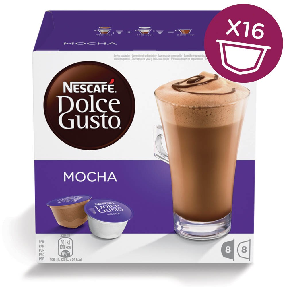 Mocha 16 Capsulas NESCAFÉ® Dolce Gusto® - Formato de venda