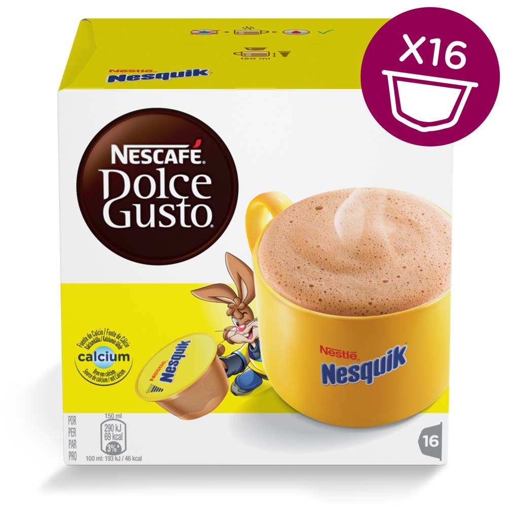 NESQUICK® 16 Capsulas NESCAFÉ® Dolce Gusto® - Formato de venda