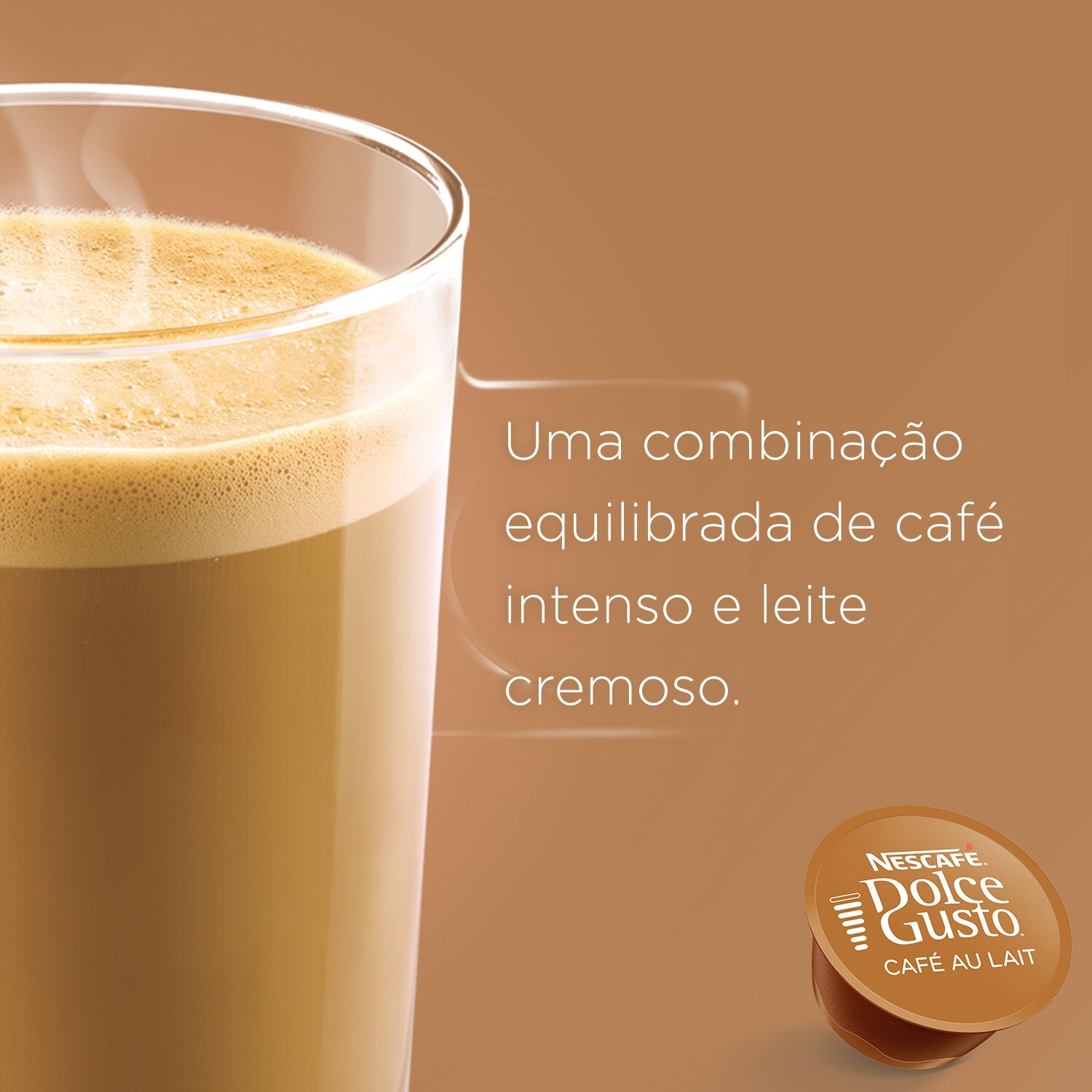 Caf&eacute; au Lait 30 Capsulas NESCAF&Eacute;&reg; Dolce Gusto&reg; - Atributos do Produto
