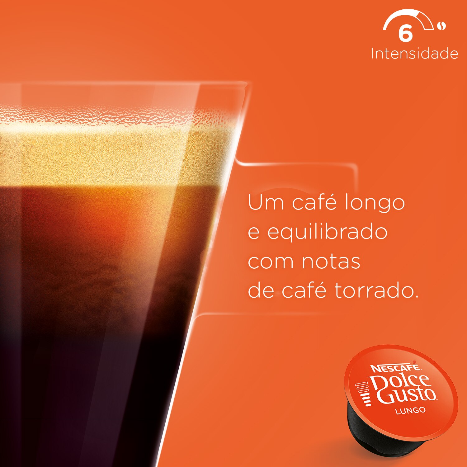 Lungo Intenso 16 Capsulas NESCAF&Eacute;&reg; Dolce Gusto&reg; - Atributos do Produto