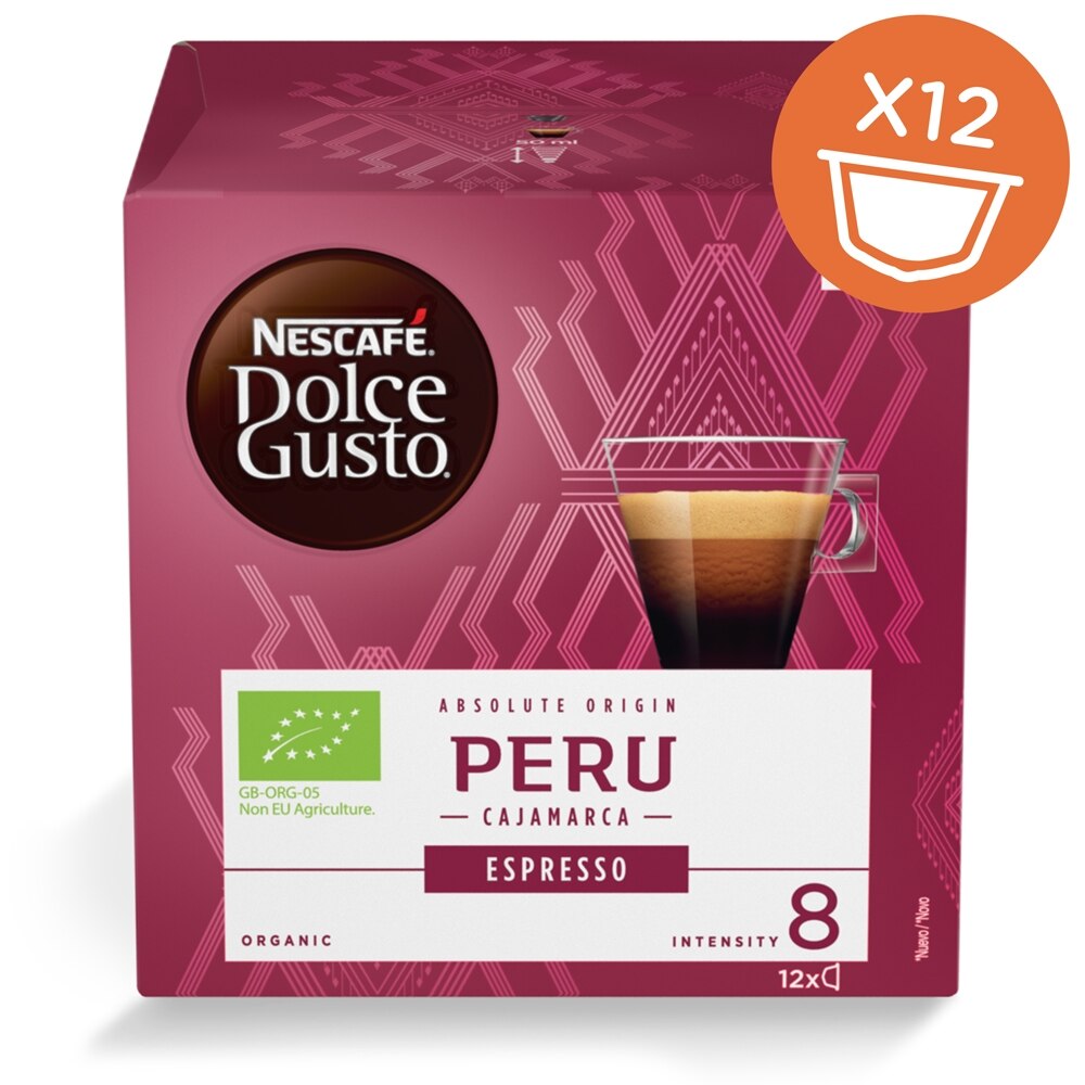 Per&uacute; Cajamarca 12 C&aacute;psulas NESCAF&Eacute;&reg; Dolce Gusto&reg; - Formato de venda