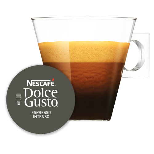 Chávena e Imagem Cápsula ESPRESSO INTENSO 30 CAPSULAS NESCAFÉ® Dolce Gusto®