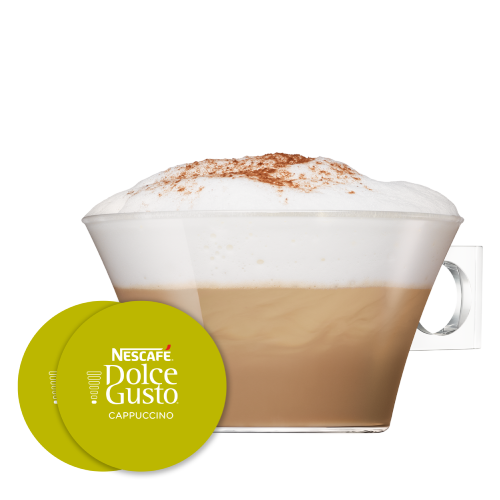 Chávena e Imagem Cápsula Cappuccino 30 Cápsulas NESCAFÉ® Dolce Gusto®