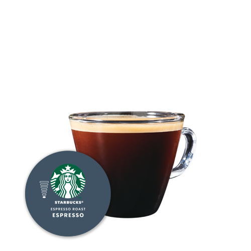 Chávena e Imagem Cápsula STARBUCKS® ESPRESSO ROAST NESCAFÉ® Dolce Gusto®
