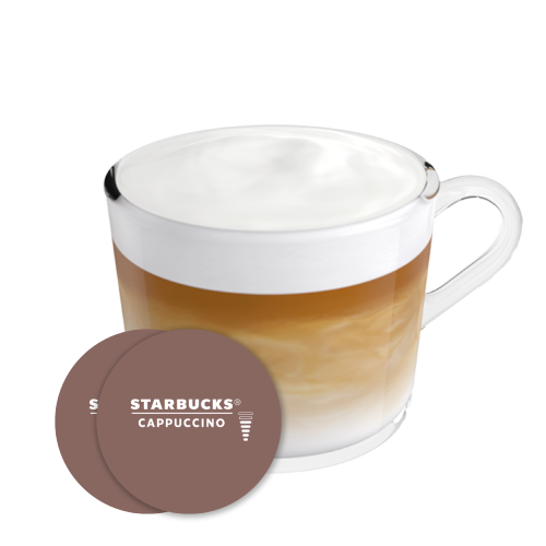 Chávena e Imagem Cápsula STARBUCKS® CAPPUCCINO NESCAFÉ® Dolce Gusto®