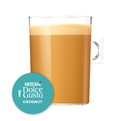 Chávena e Imagem Cápsula Café com Bebida Vegetal de Coco NESCAFÉ® Dolce Gusto®