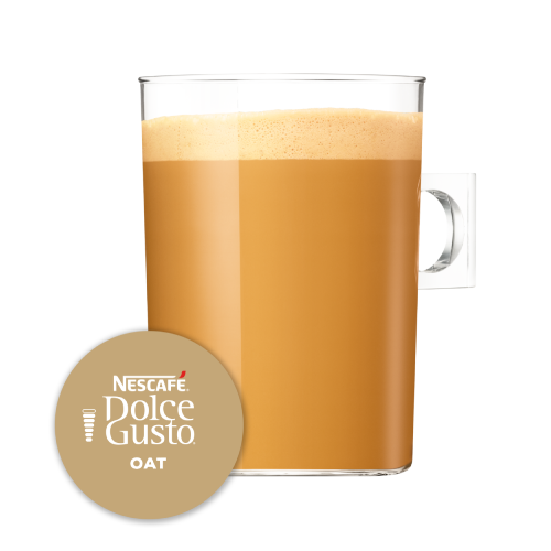 Chávena e Imagem Cápsula Café com Bebida Vegetal de Aveia NESCAFÉ® Dolce Gusto®