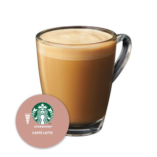 Chávena e Imagem Cápsula STARBUCKS® Latte 12 Cápsulas NESCAFÉ® Dolce Gusto®