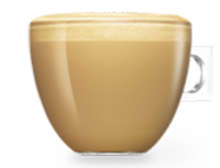 Chávena de bebida flat white