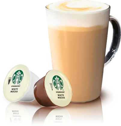 Cápsula e Chávena STARBUCKS® WHITE MOCHA NESCAFÉ® Dolce Gusto®